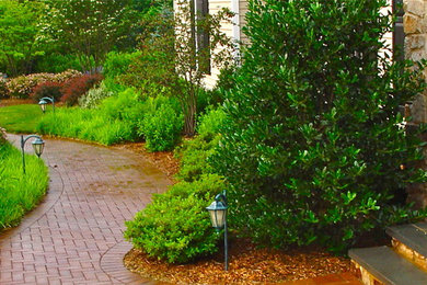 Idée de décoration pour un jardin tradition.