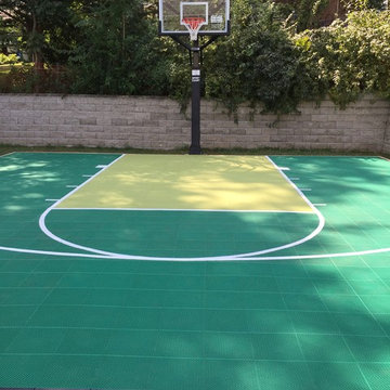 Custom Backyard Basketball Court