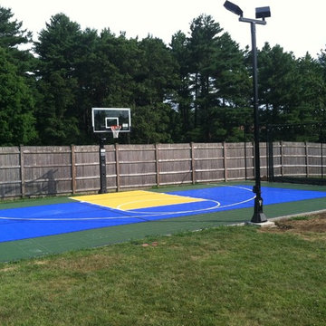 Custom Backyard Basketball Courts in Foxboro