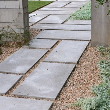 Custom Cut Lueders Stone Walkway
