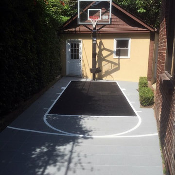 Custom Driveway Basketball Sport Court