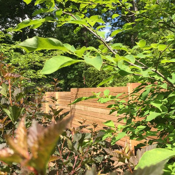 Custom Horizontal Cedar Fence