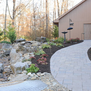 Custom Landscape with Water Features