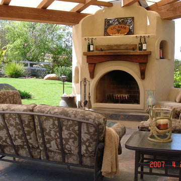 Custom outdoor living room