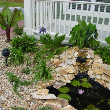Custom Pond at Front Porch