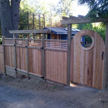 Custom Wooden Fence Builds