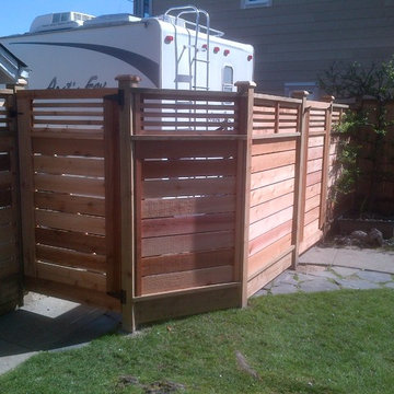 Custom Wooden Fence Builds