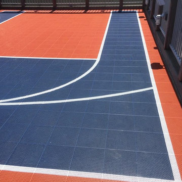 Custom Rooftop Basketball Court