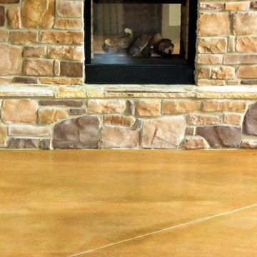 Custom Stained Concrete