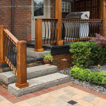 Custom Stone Porch