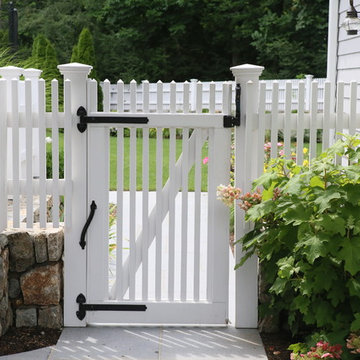 Custom White Cedar Wood Fence and Gates | Connecticut