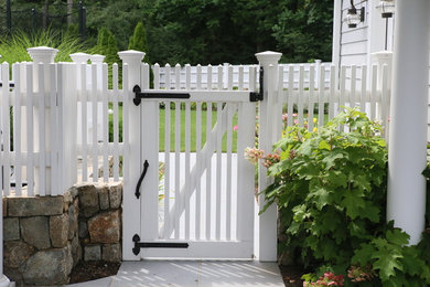 Custom White Cedar Wood Fence and Gates | Connecticut