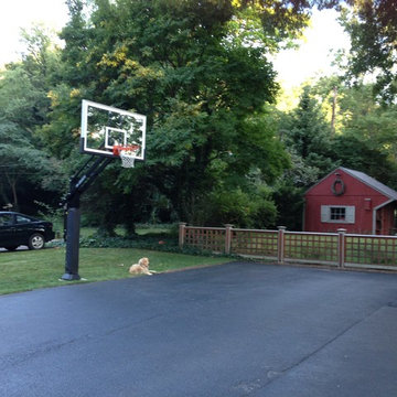 Daniel J's Pro Dunk Platinum Basketball System on a 45x35 in Richmond, IN