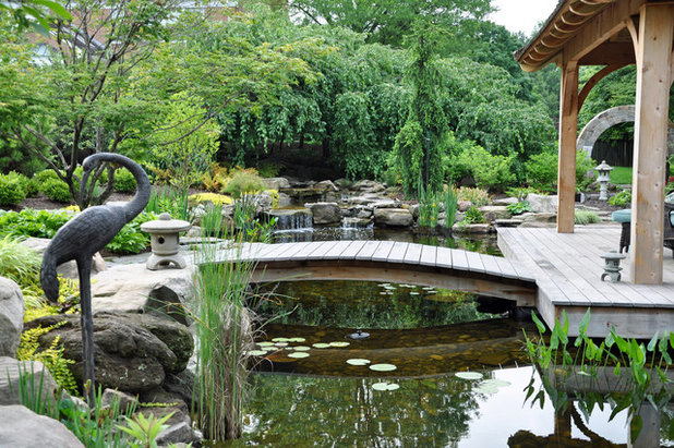 Asiatique Jardin by McHale Landscape Design, Inc.
