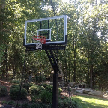 David E's Pro Dunk Platinum Basketball System on a 28x31 in Harrisburg, NC