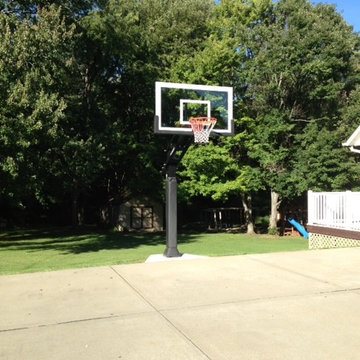 David S's Pro Dunk Gold Basketball System on a 40x30 in Butler, PA