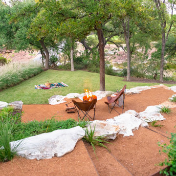 Decomposed Granite Walkway to Lawn Area