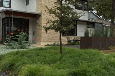 This is an example of a modern landscaping in Austin.