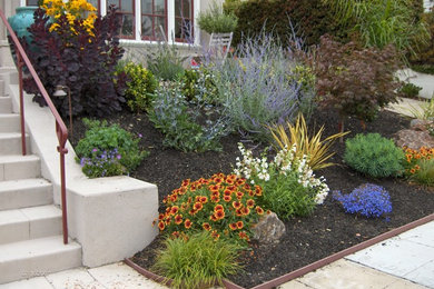 Design ideas for a contemporary front yard landscaping in San Francisco.