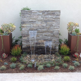 Idee per un giardino contemporaneo con fontane
