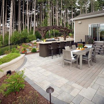 Dining Patio | No-Mow Forest Backyard | Inver Grove Heights, MN