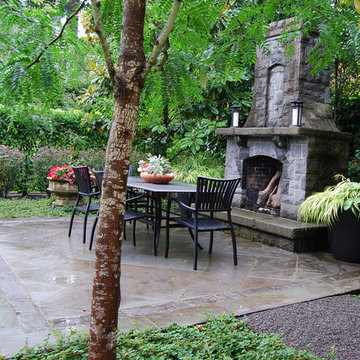Dining Terrace with Fireplace