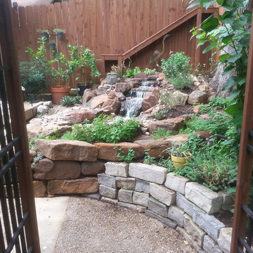 Disappearing, Pondless Waterfall Ideas for your Austin/ Central Texas Landscape