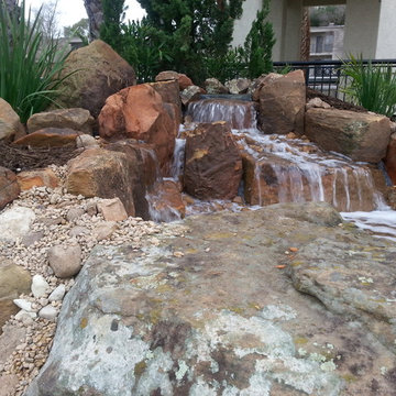 Disappearing, Pondless Waterfall Ideas for your Austin, Central Texas Landscape