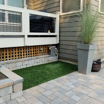Dog Potty Area with Artificial Turf