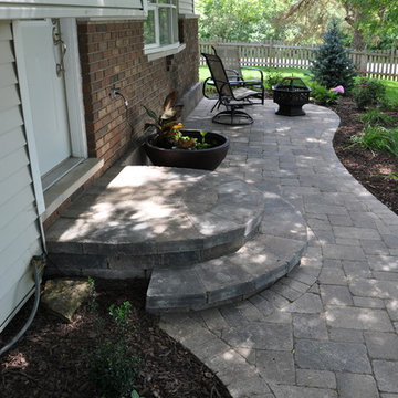 Downers Grove - Front Entry Sidewalk and Patio