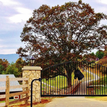 Driveway Gate for Jefferson, NC Horse Farm