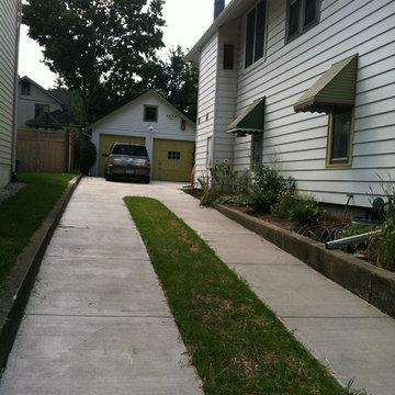 Driveway with Lawn Insert