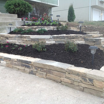Dry Stack Walls & Fresh Landscaping