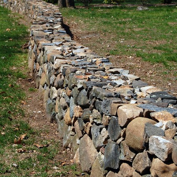 Dry-Stacked Stone Wall - Guilford, CT