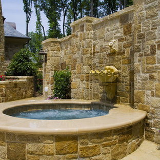 stone water wall on Stone Wall Fountains Houzz