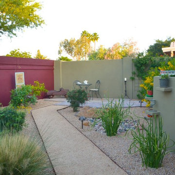 Eclectic and Waterwise Back Yard