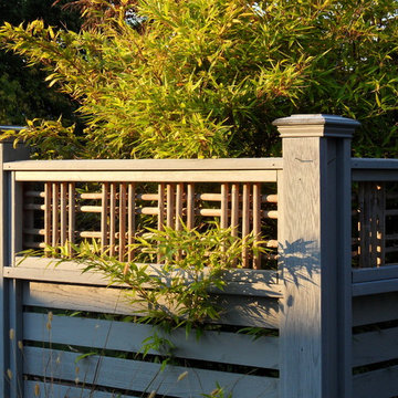 Eclectic fence design