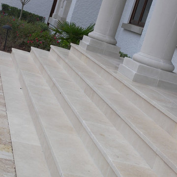 Egyptian Limestone Deck Coping and Waterline
