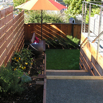 El Cerrito Mid Century Modern Deck Patio Stairs