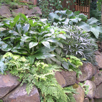 Elegant Northwest Natural Hillside Garden