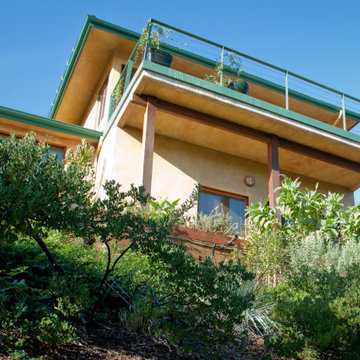 Elevated Deck Overlooks Canyon