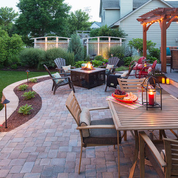 Elevated Paver Patio | Comfort in a Cozy Backyard