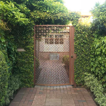 Elmwood Entry Gate- after grown in