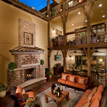 Enchanted Outdoor Living Room