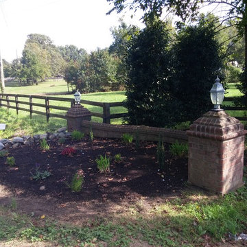 Entrance to Farm at 307 Bacon RD Rougemount NC Exquisite Horse farm On "41" acre