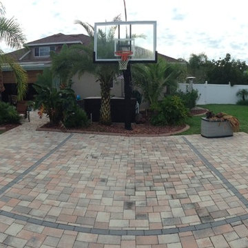 Eric M's Pro Dunk Platinum Basketball System on a 24x24 in New Port Richey, FL