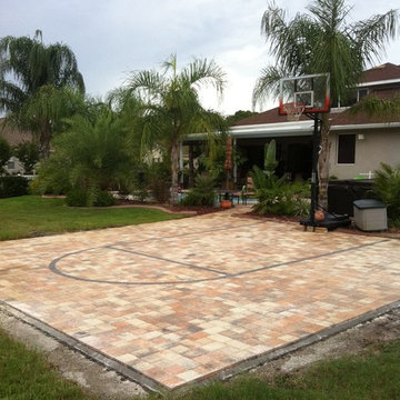 Eric M's Pro Dunk Platinum Basketball System on a 24x24 in New Port Richey, FL