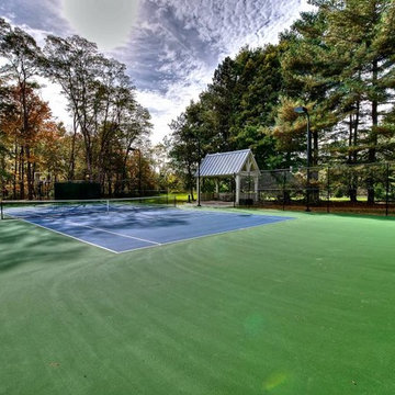 Estate Tennis Court, Carmel, Indiana