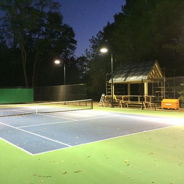 Estate Tennis Court, Carmel, Indiana