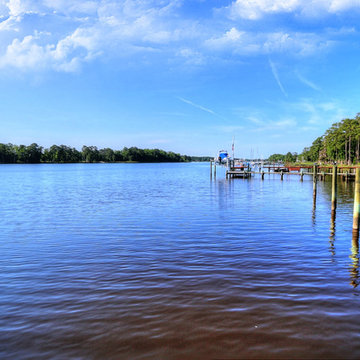 Fabulous Waterfont Home with 7 boat slips at 105 Bimini Court, Havelock, NC
